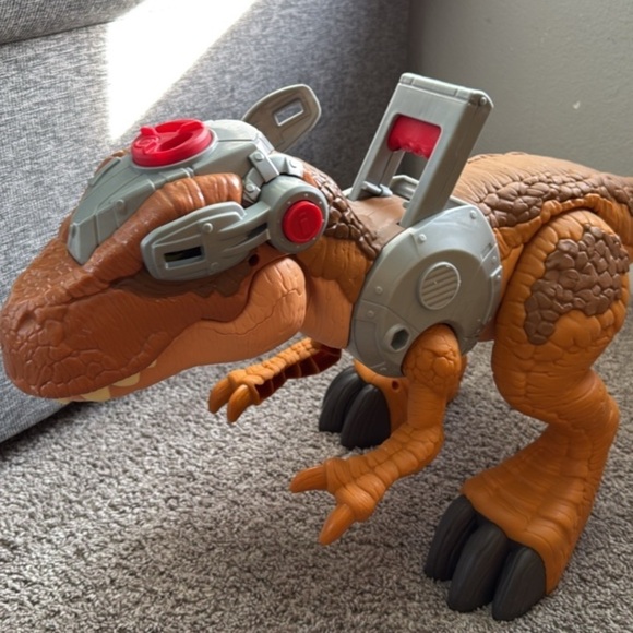 MATTEL 2018 JURASSIC WORLD MEGA MOUTH GIANT T-REX DINSAUR JURASSIC PARK TESTED - Picture 6 of 7